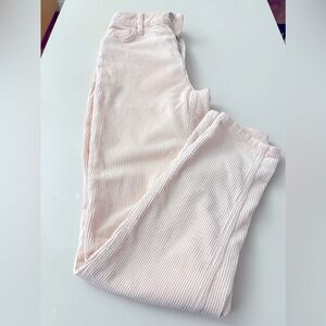 bdg high rise mom corduroy pants ( baby pink)